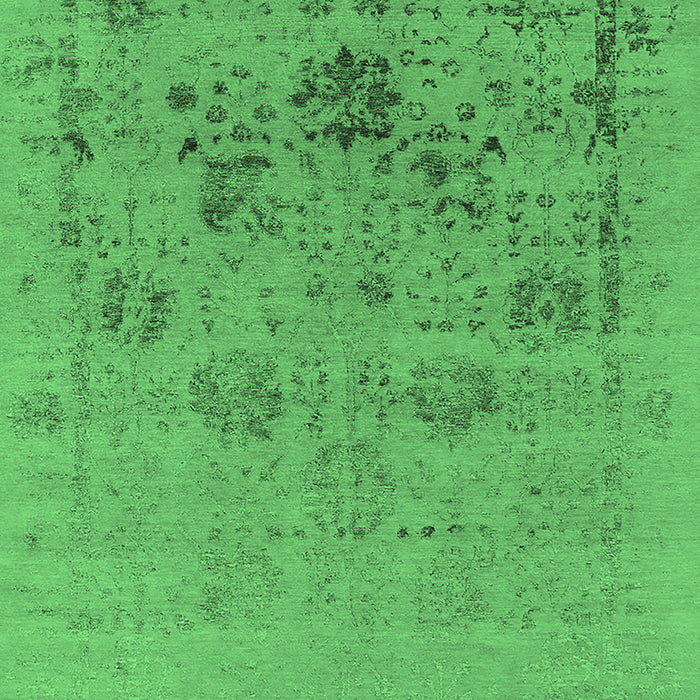 Oriental Emerald Green Industrial Rug, urb2572emgrn