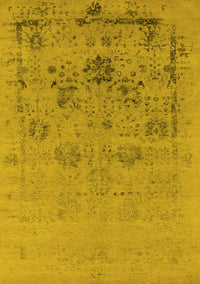 Oriental Yellow Industrial Rug, urb2572yw