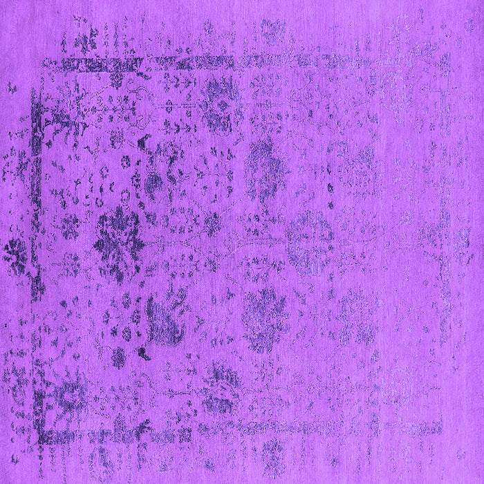 Square Oriental Purple Industrial Rug, urb2572pur