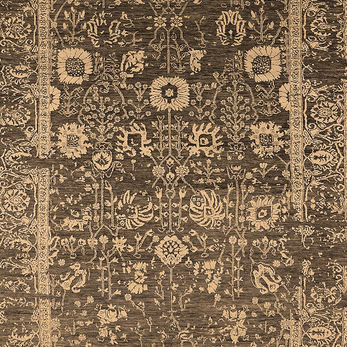 Oriental Brown Industrial Rug, urb2573brn