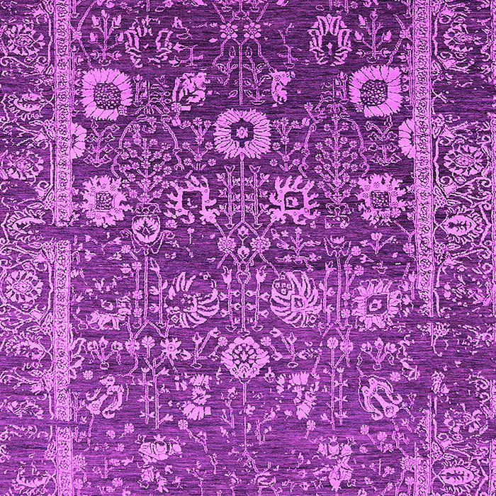 Machine Washable Oriental Pink Industrial Rug, wshurb2573pnk