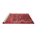 Industrial Red Washable Rugs