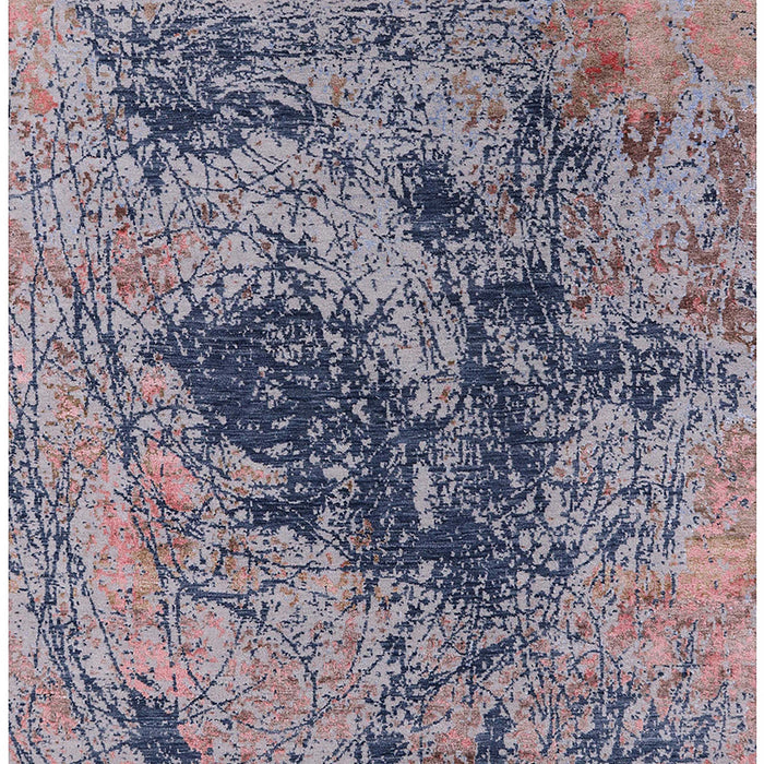 Machine Washable Industrial Modern Wisteria Purple Rug, wshurb2574