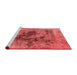 Industrial Red Washable Rugs