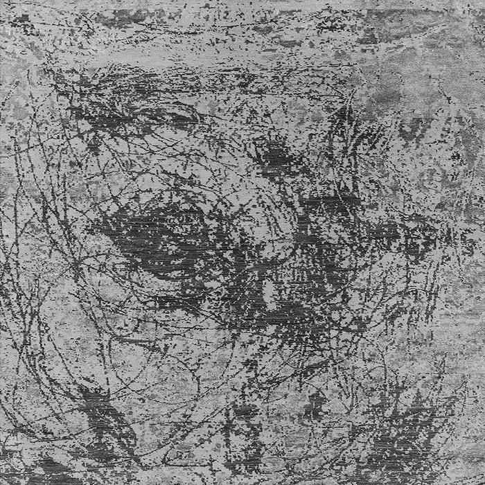 Square Oriental Gray Industrial Rug, urb2574gry