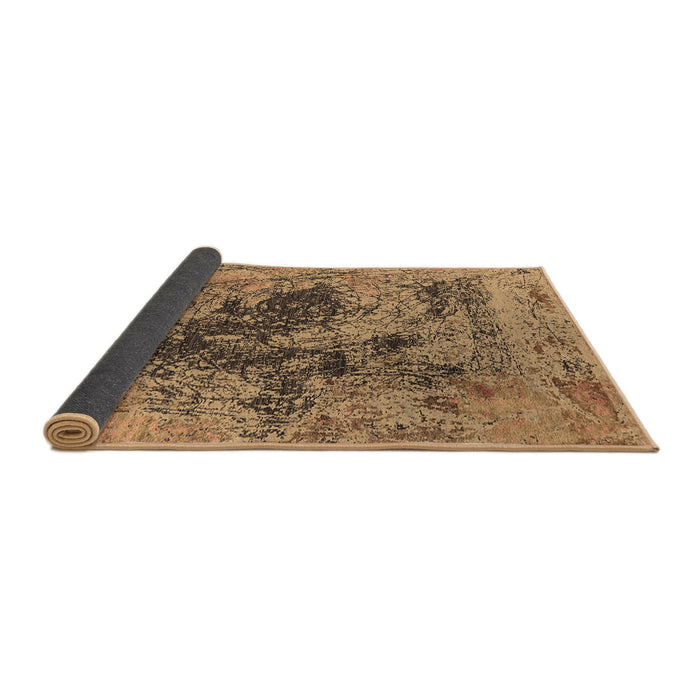 Sideview of Oriental Brown Industrial Rug, urb2574brn