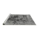 Sideview of Machine Washable Oriental Gray Industrial Rug, wshurb2574gry