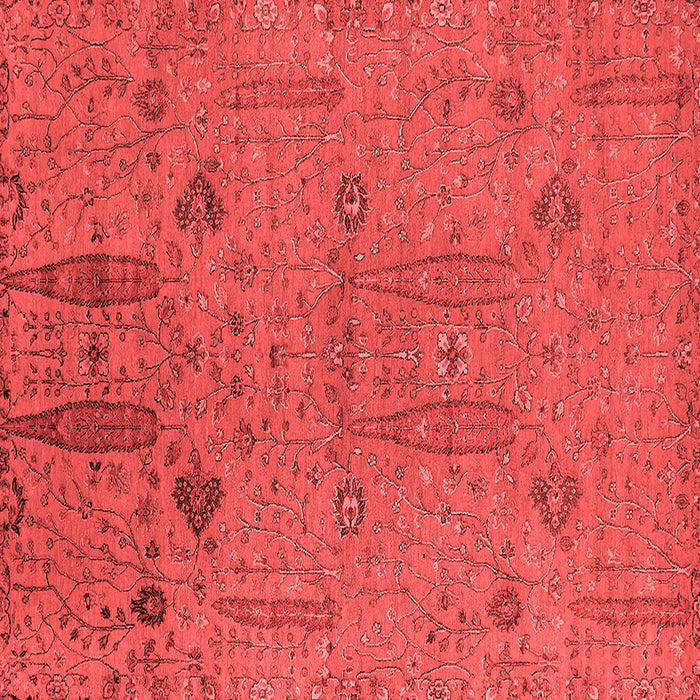 Machine Washable Oriental Red Industrial Rug, wshurb2575red