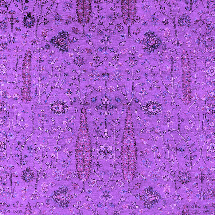 Machine Washable Oriental Purple Industrial Area Rugs, wshurb2575pur