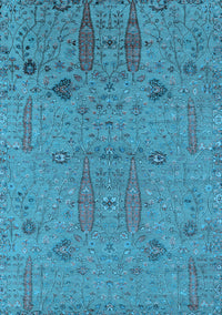 Oriental Light Blue Industrial Rug, urb2575lblu