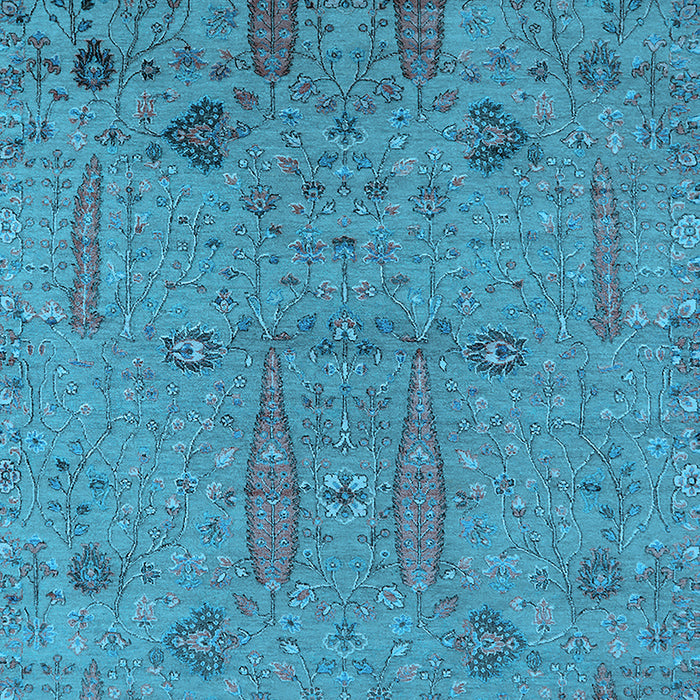 Oriental Light Blue Industrial Rug, urb2575lblu