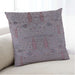 Lifestyle Image of Mid-Century Modern Urban Square Mauve Taupe Purple Throw Pillow, 18 inch by 18 inch, pwurb2575