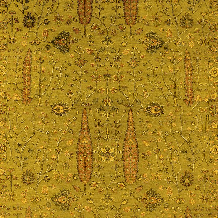 Oriental Yellow Industrial Rug, urb2575yw