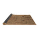 Sideview of Oriental Brown Industrial Rug, urb2575brn