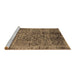 Sideview of Machine Washable Oriental Brown Industrial Rug, wshurb2576brn