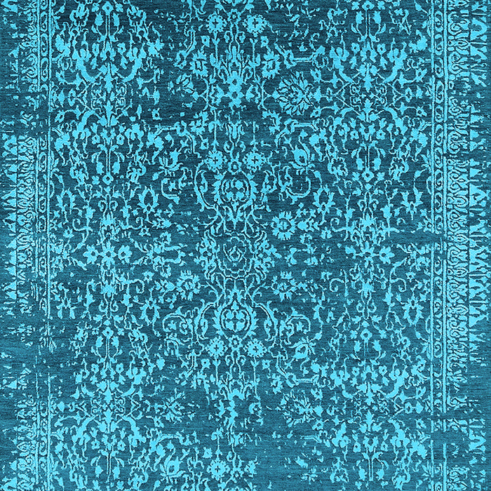 Oriental Light Blue Industrial Rug, urb2576lblu
