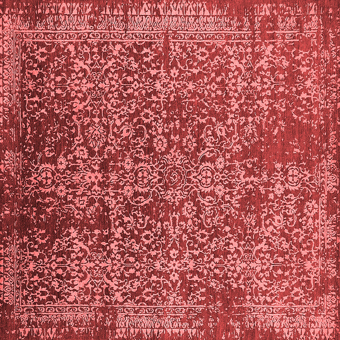 Machine Washable Oriental Red Industrial Rug, wshurb2576red