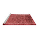 Industrial Red Washable Rugs