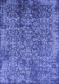 Oriental Blue Industrial Rug, urb2576blu