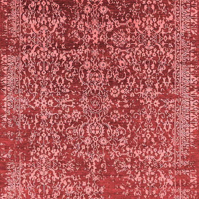 Machine Washable Oriental Red Industrial Rug, wshurb2576red