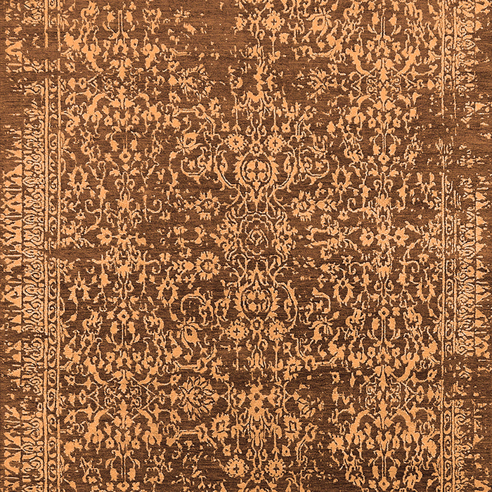 Oriental Orange Industrial Rug, urb2576org