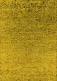 Oriental Yellow Industrial Rug, urb2577yw