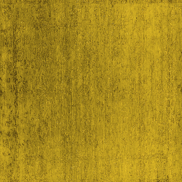 Square Oriental Yellow Industrial Rug, urb2577yw
