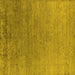 Square Oriental Yellow Industrial Rug, urb2577yw