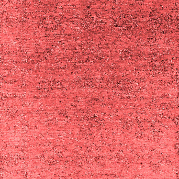 Machine Washable Oriental Red Industrial Rug, wshurb2577red