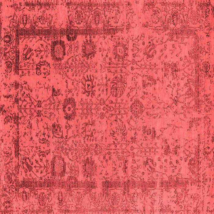 Machine Washable Oriental Red Industrial Rug, wshurb2578red