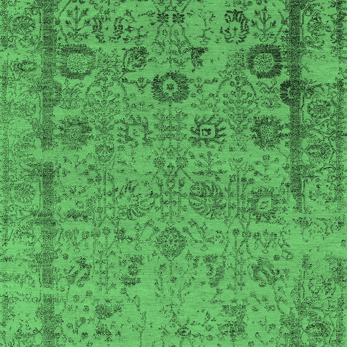 Oriental Emerald Green Industrial Rug, urb2578emgrn