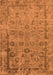 Machine Washable Oriental Orange Industrial Area Rugs, wshurb2578org