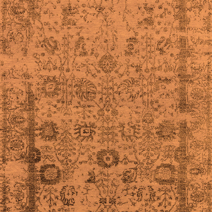 Oriental Orange Industrial Rug, urb2578org