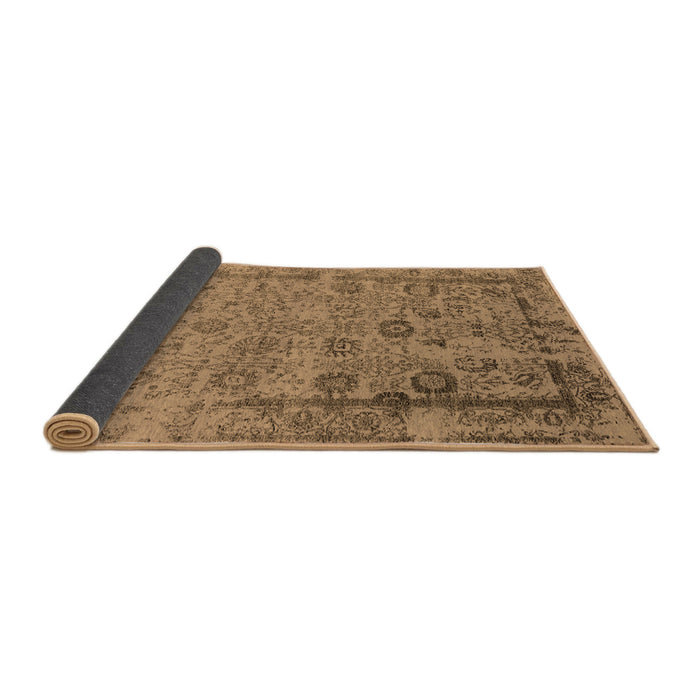 Sideview of Oriental Brown Industrial Rug, urb2578brn