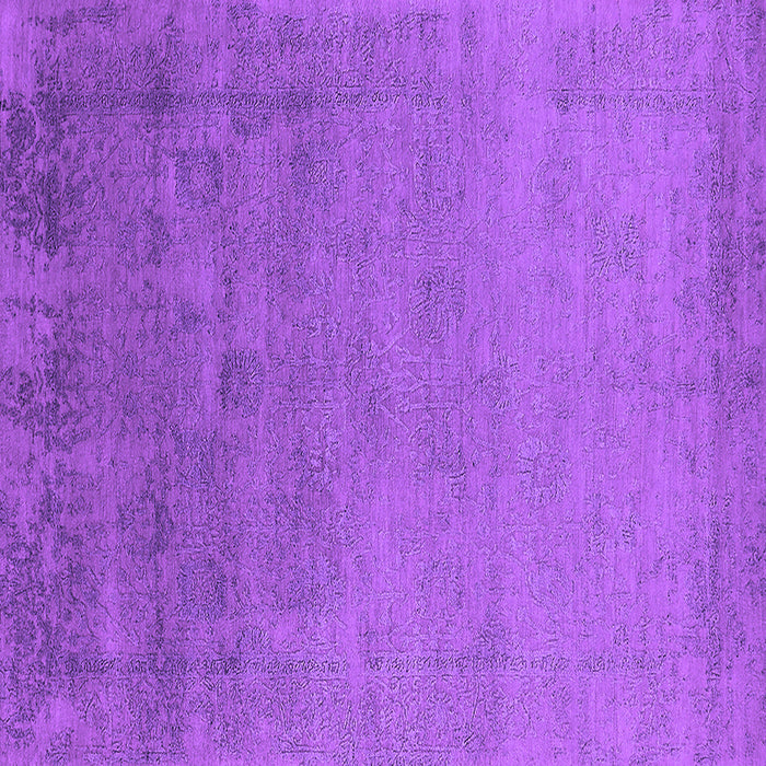 Square Machine Washable Oriental Purple Industrial Area Rugs, wshurb2579pur