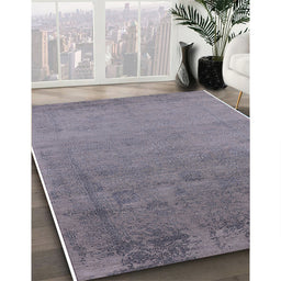 Machine Washable Industrial Modern Viola Purple Rug in a Family Room, wshurb2579