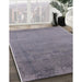 Machine Washable Industrial Modern Viola Purple Rug in a Family Room, wshurb2579