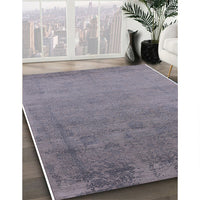 Mid-Century Modern Purple Oriental Rug, urb2579