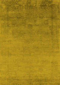 Oriental Yellow Industrial Rug, urb2579yw