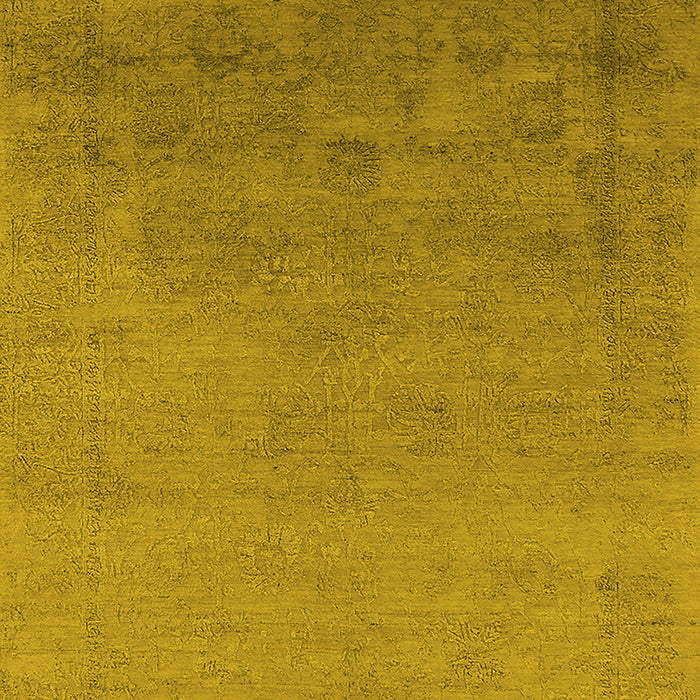 Oriental Yellow Industrial Rug, urb2579yw