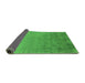 Sideview of Oriental Green Industrial Rug, urb2579grn