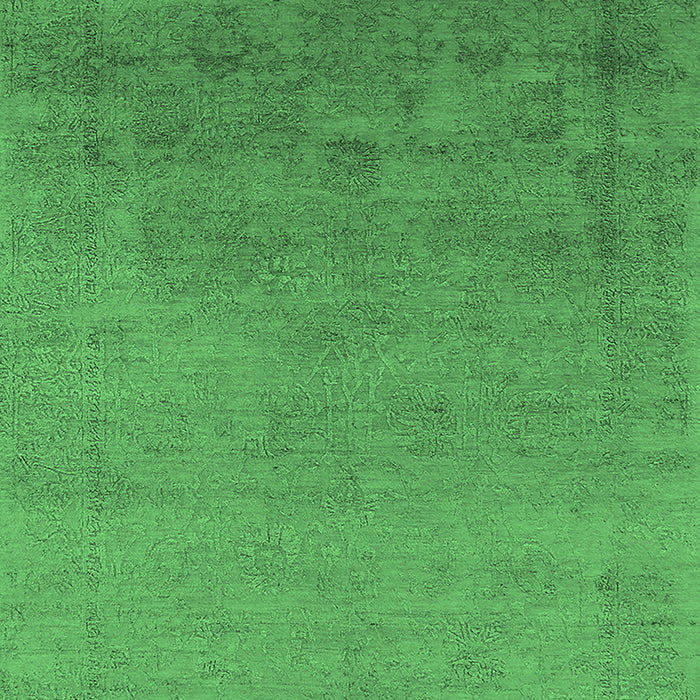 Oriental Emerald Green Industrial Rug, urb2579emgrn