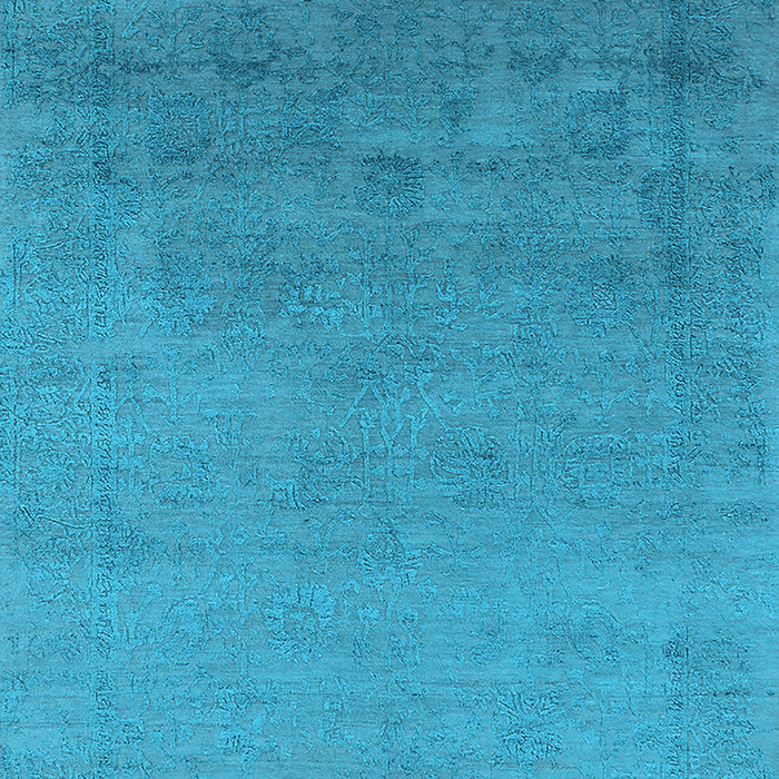Oriental Light Blue Industrial Rug, urb2579lblu