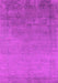 Machine Washable Oriental Pink Industrial Rug, wshurb2579pnk