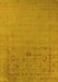 Oriental Yellow Industrial Rug, urb2580yw