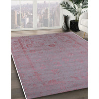 Mid-Century Modern Tulip Pink Oriental Rug, urb2580