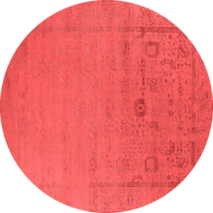 Machine Washable Oriental Red Industrial Rug, wshurb2580red