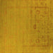 Square Oriental Yellow Industrial Rug, urb2580yw