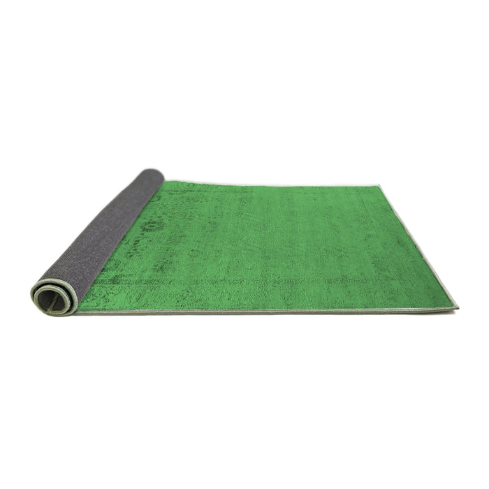 Sideview of Oriental Emerald Green Industrial Rug, urb2580emgrn