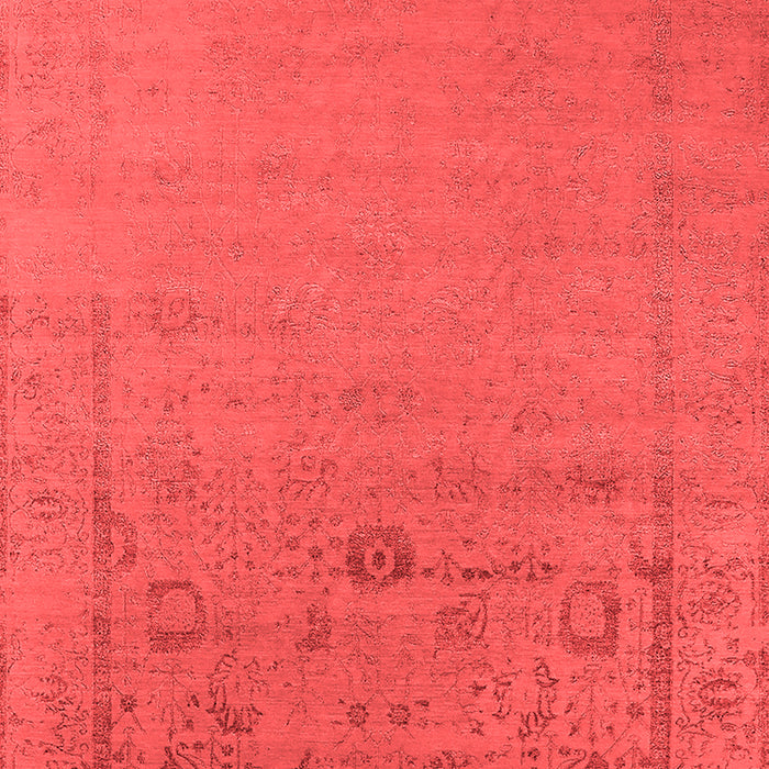 Machine Washable Oriental Red Industrial Rug, wshurb2580red